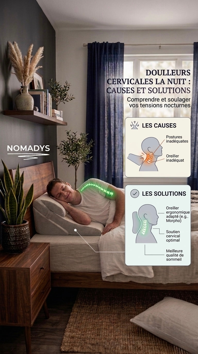 Douleurs cervicales la nuit : causes et solutions pour mieux dormir Image
