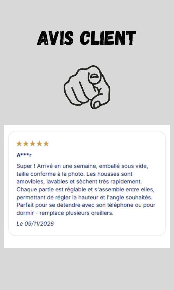 Coussin Nomadys Apaisant vue produit 7, soulagement des douleurs de hanches et de dos en position latérale.