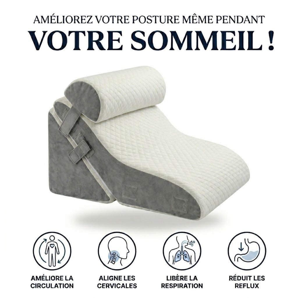Coussin Nomadys Apaisant vue produit 7, tissu respirant et hypoallergénique pour un confort nocturne optimal.