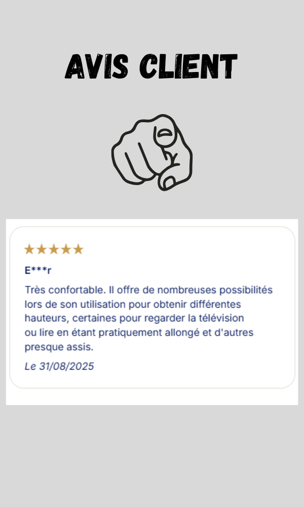 Coussin Nomadys Apaisant vue produit 8, coussin de genoux ergonomique pour soulager hanches et lombaires.