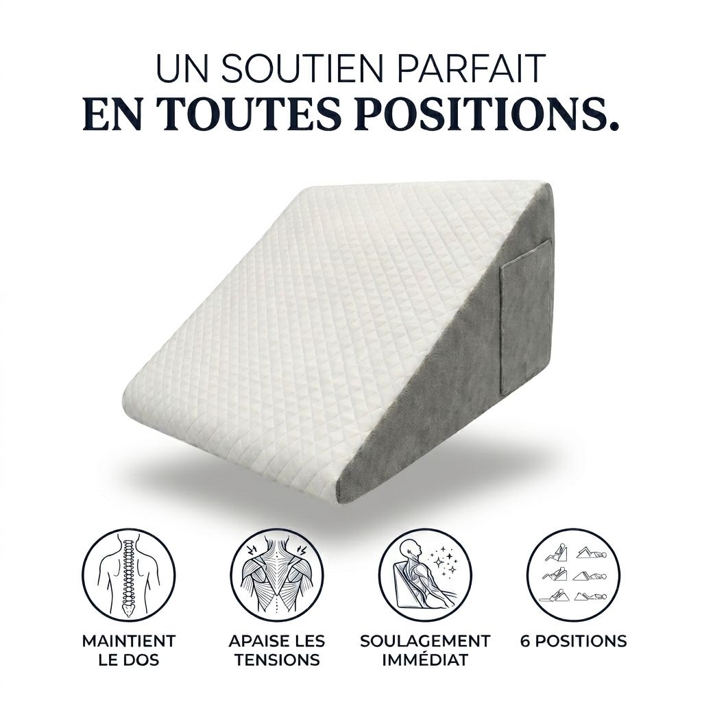 Mon Nomadys Essentiel – Coussin ergonomique incliné