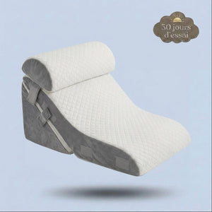 Mon Nomadys Morpho – Oreiller ergonomique incliné Lecture Lit - Modulable à Mémoire de Forme